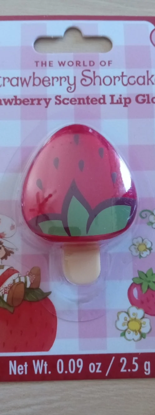 Hydrating Pink Bear Lip Balm - Strawberry Scented Pink Gloss
